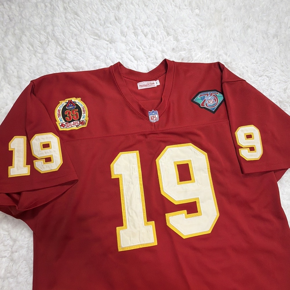 Rare! Joe Montana Kansas City Chiefs Jersey Mitchell & Ness 1994 Patches 56 2XL